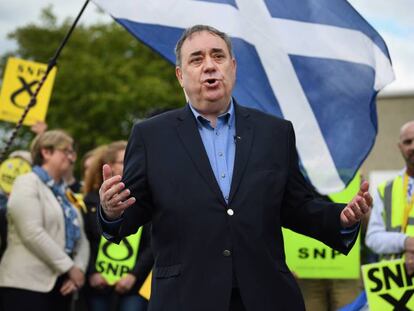 Alex Salmond, en un acto político en una imagen tomada en mayo de 2017.