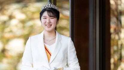 La princesa Aiko, durante las celebraciones oficiales de su mayoría de edad.