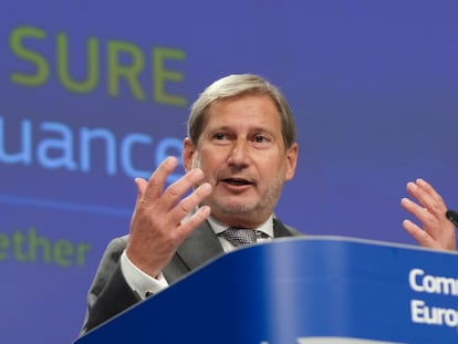 El comisario europeo de Presupuesto, Johannes Hahn.