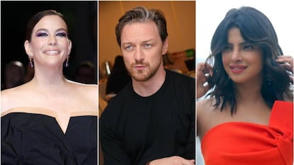 Liv Tyler, James McAvoy y Priyanka Chopra.