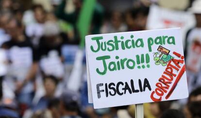 Ecologists demand justice for Jairo Mora, who was murdered in 2013.