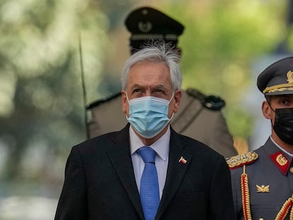 O presidente chileno, Sebastián Piñera, em 8 de novembro, em Santiago.
