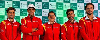 Ferrer, Nadal, Conchita Marc y Feliciano L&oacute;pez.