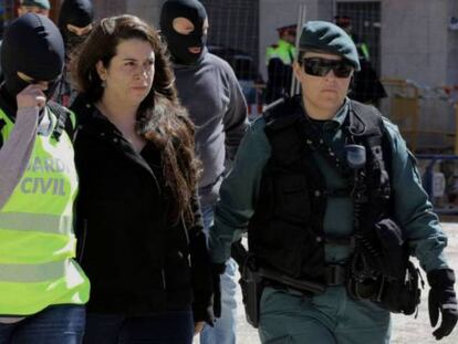 Tamara Carrasco, membre dels CDR, detinguda a Viladecans a l'abril.