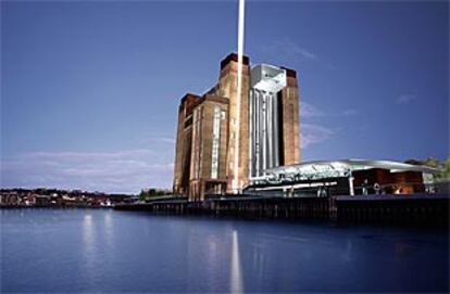 Una imagen del Baltic Center situado en la orilla del río Tyne, entre New Castle y Gateshead, al norte de Inglaterra.