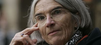 La escritora Donna Leon, fotografiada en Barcelona en 2005.