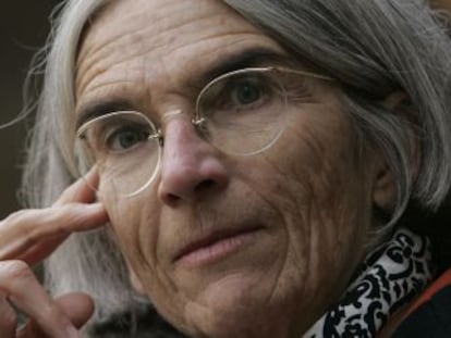 La escritora Donna Leon, fotografiada en Barcelona en 2005.