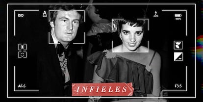 Liza Minnelli y su primer marido, Peter Allen.
