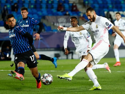 Real Madrid - Atalanta, el partido de la vuelta de la Champions League, en imágenes