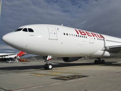 Uno de los A330 de Iberia.