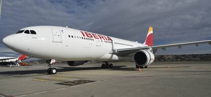 Uno de los A330 de Iberia.