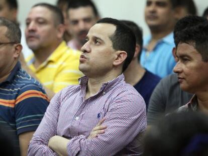 El empresario Henry Fariña durante su comparecencia del viernes.