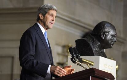 John Kerry durante una comparencia en el Congreso.