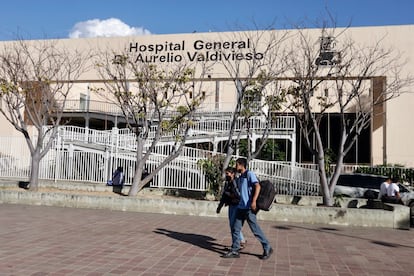 El Hospital General Doctor Aurelio Valdivieso en Oaxaca; donde fueron internados los menores mordidos por un murciélago.