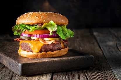 Hamburguesa con queso