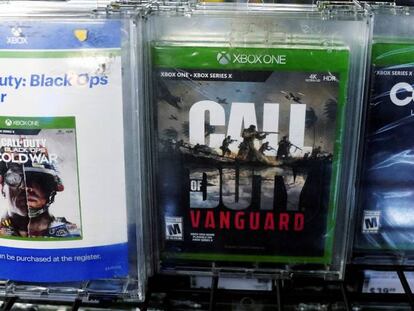 Juegos de Call of Duty, de Activision, en una tienda de Manhattan (Nueva York).