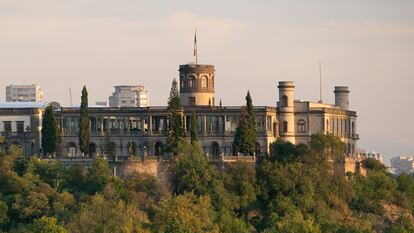 El Castillo de Chapultepec en 2021.