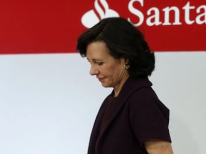 La presidenta del Banco de Santander, Ana Bot&iacute;n. 