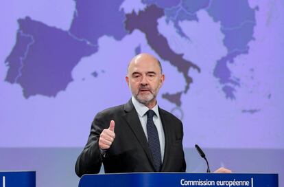 EU finance commissioner Pierre Moscovici.