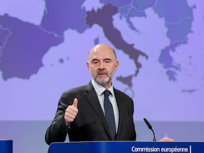 EU finance commissioner Pierre Moscovici.