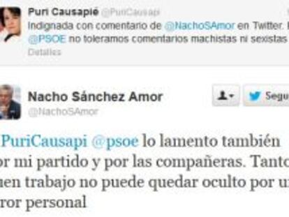 Diputadas del PSOE critican un mensaje machista de otro socialista