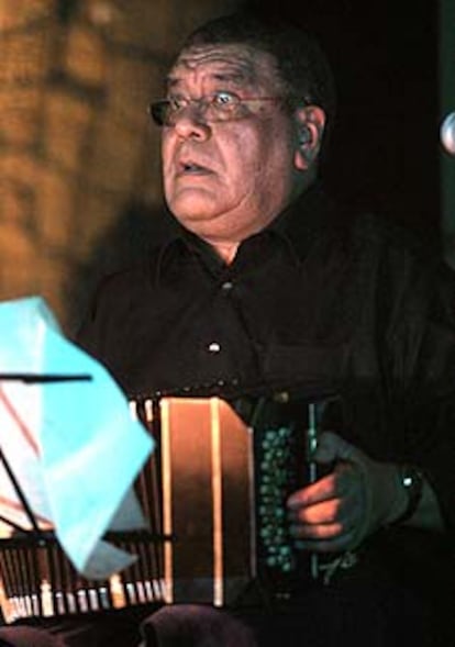 Dino Saluzzi, durante su actuación en La Mar de Músicas.