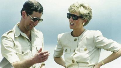 El príncipe Carlos y Lady Di, durante una visita a Brasil, en 1991.