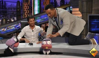 Pablo Motos y Will Smith en el Hormiguero 3.0.