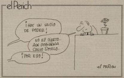 Viñeta de El Perich de 1982.