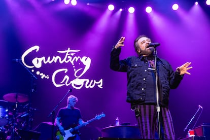 El líder de Counting Crows, Adam Duritz, en un concierto en Austin (Texas), en agosto de 2024.