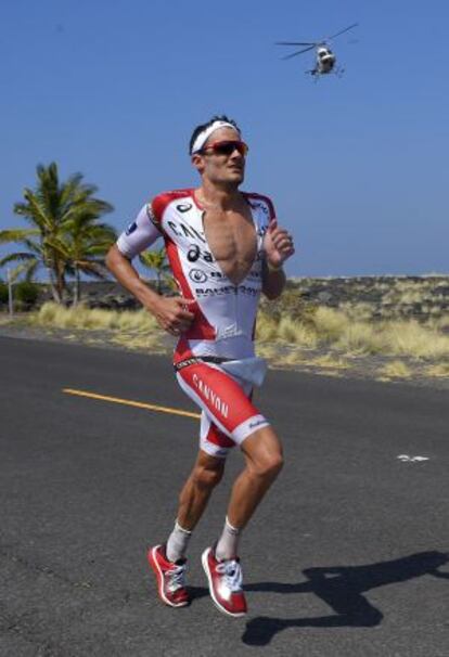 Frodeno, durante el Ironman de Kona.