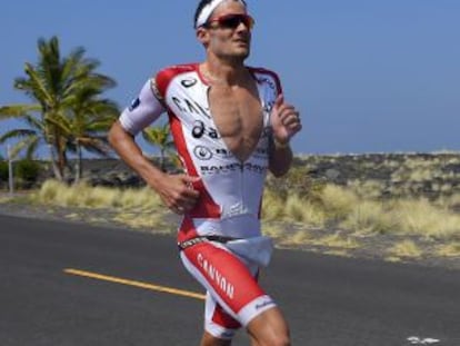 Frodeno, durante el Ironman de Kona.