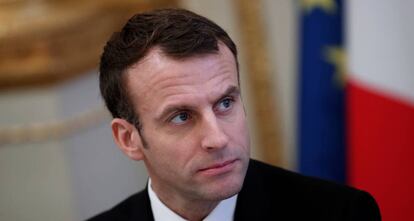 El presidente de Francia, Emmanuel Macron. 