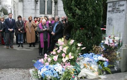 Homenaje a Gregorio Ordóñez en enero de 2005.