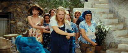 Meryl Streep en el musical Mamma Mia.