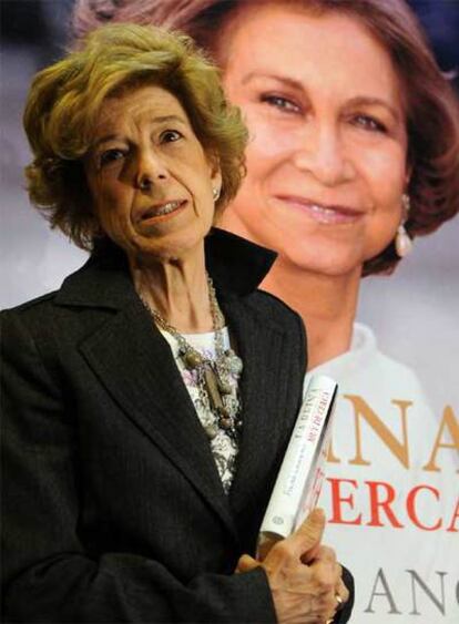 Pilar Urbano, en la presentación del libro sobre la Reina.