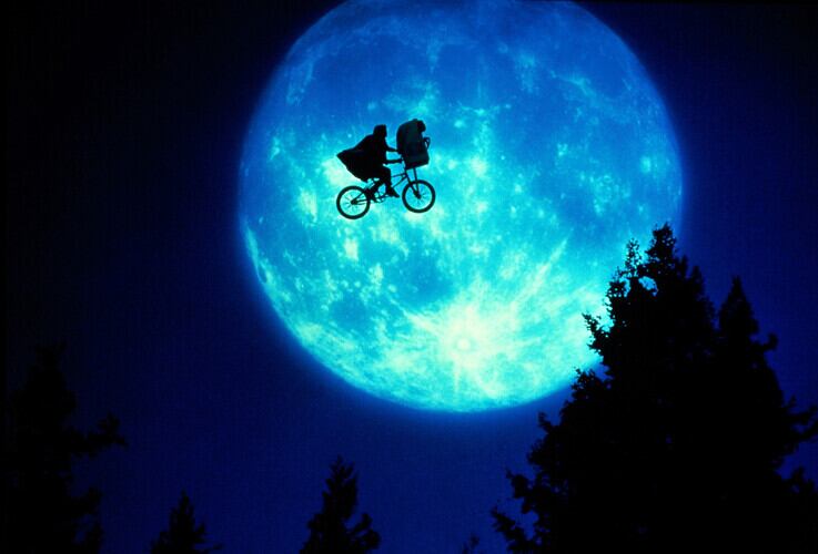 Imagen de 'E. T., el extraterrestre'.