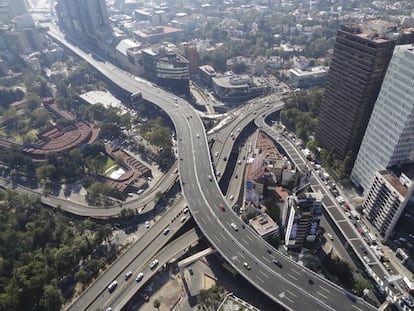 Un tramo de la autopista en el norte de M&eacute;xico que gestiona OHL M&eacute;xico. 