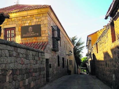 El hotel La Casa del Presidente, en Ávila.