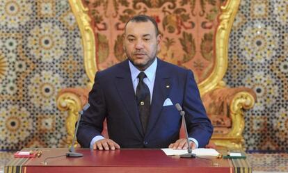 El rey de Marruecos, Mohamed VI, en una foto de archivo.