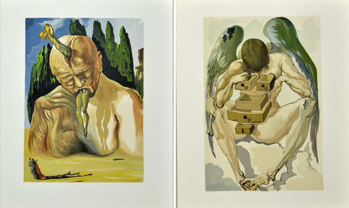 La Divina Comedia': Cuando Dalí bajó a los infiernos con Dante | Noticias  de Cataluña | EL PAÍS