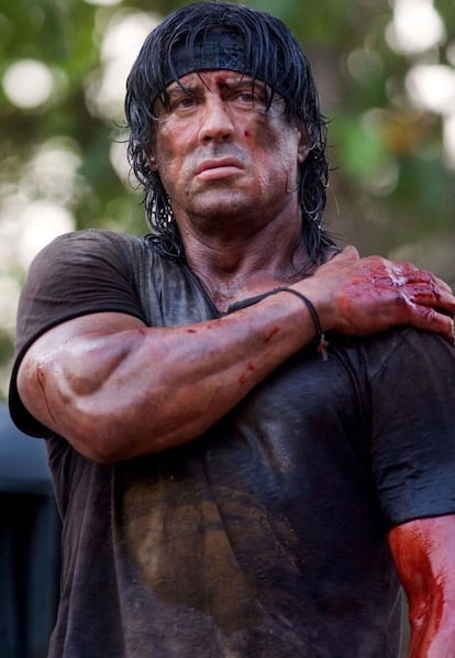 Fotograma de la película 'John Rambo' (2007), protagonizada por Sylvester Stallone. Además de actor, el estadounidense es guionista, productor y director de cine. De hecho, fue él quien escribió el guión de la exitosa 'Rocky'. 