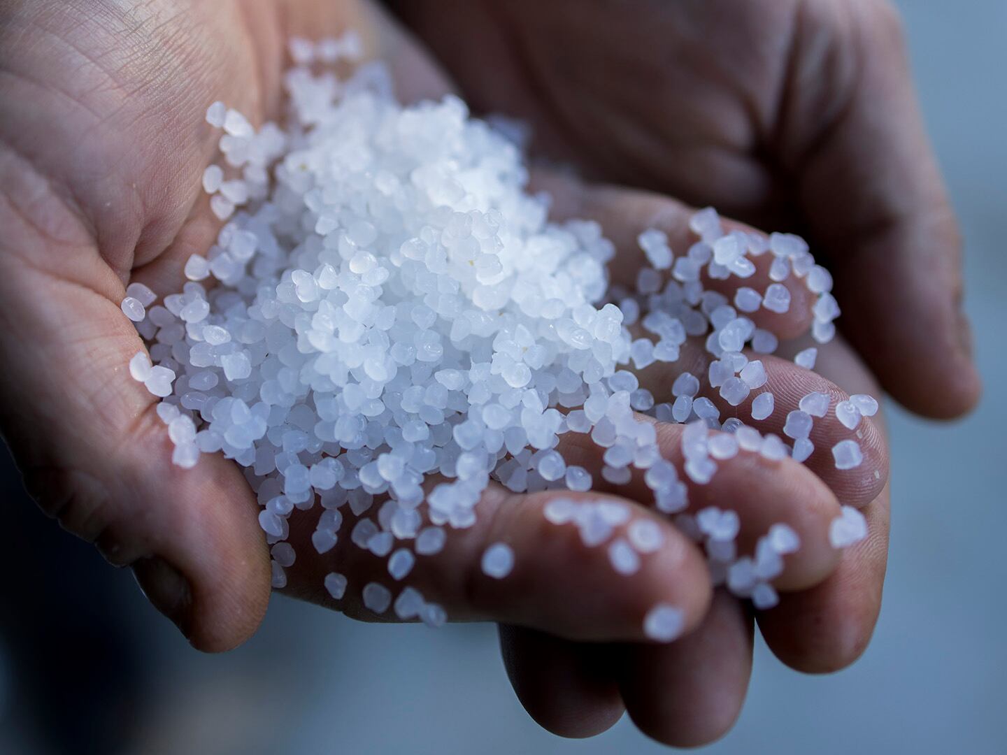 'Pellets' aparecidos en la costa gallega provenientes del barco mercante 'Toconao'. 