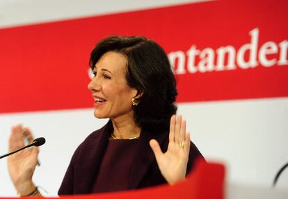 Ana Botín, presidenta de Santander.