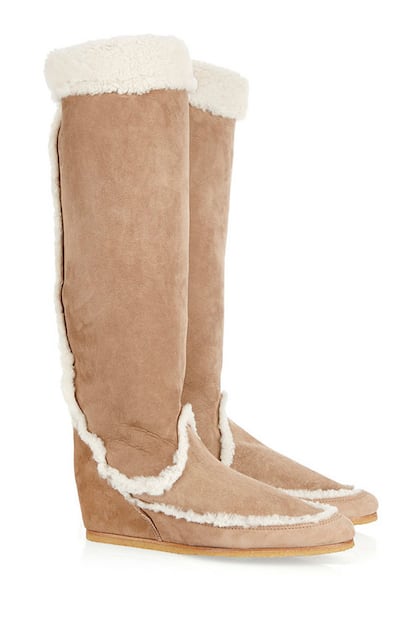 Botas de inspiraci&oacute;n esquimal, de Lanvin para Net-a-Porter. Precio: 765 &euro;