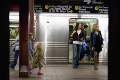 Estación del metro de Nueva York.