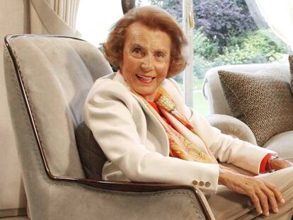 La millonaria Liliane Bettencourt.