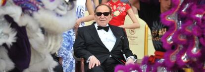 Sheldon Adelson, durante la ceremonia de apertura.