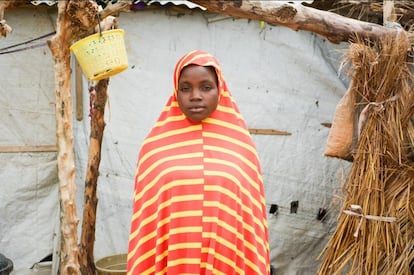 Zainab Muhammadu,  mujer que sufrió un matrimonio precoz con 19 años, residente en la comunidad del Estado de Kano, al noroeste de Nigeria, el 1 de octubre de 2024.