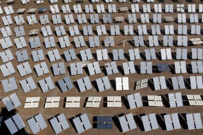 Planta solar de la central de Tabernas, en Almería.